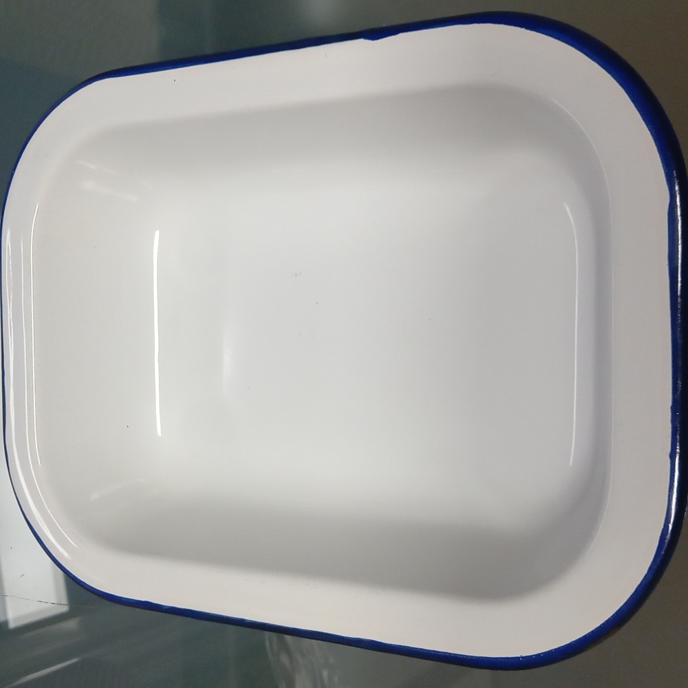 Vintage Medical / Art Enamelware Palette Tray